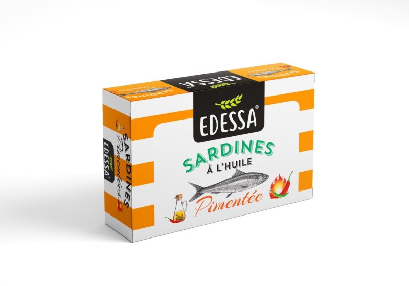 EDESSA SARDINES A L'HUILE PIQUANTE 20X125G