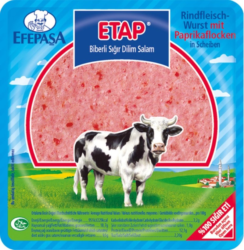 EFEPASA ETAP SALAMI DE BOEUF PIQUANT EN TRANCHES 16X150GR
