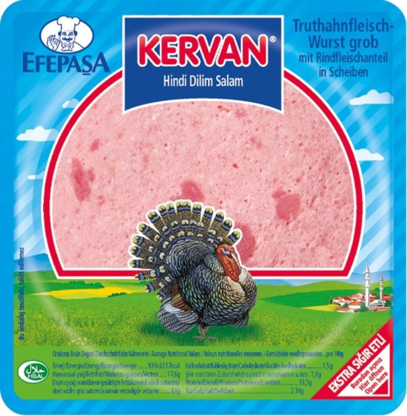 EFEPASA KERVAN SALAMI DE DINDE EN TRANCHES 12X200GR