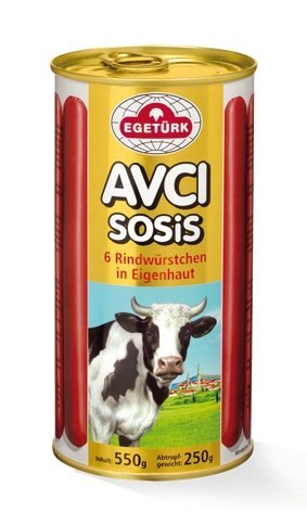 EGETURK AVCI SOSIS SAUCISSES DE BOEUF 12X250GR BOITE