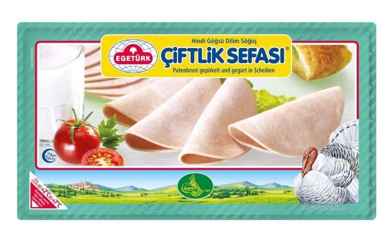 EGETURK CIFTLIK SEFASI CUISSE DE DINDE EN TRANCHES 15X100GR