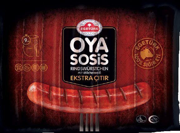 EGETURK OYA SOSIS EXTRA CROQUANT 6X720GR