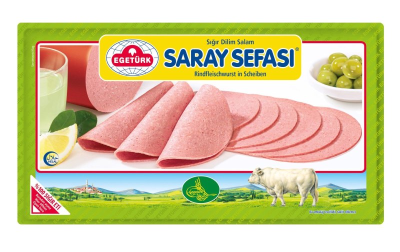 EGETURK SARAY SEFASI SAUCISSE DE BOEUF TRANCHES 12X125G