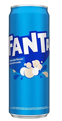 FANTA CREAM SODA FRUIT 12X320ML