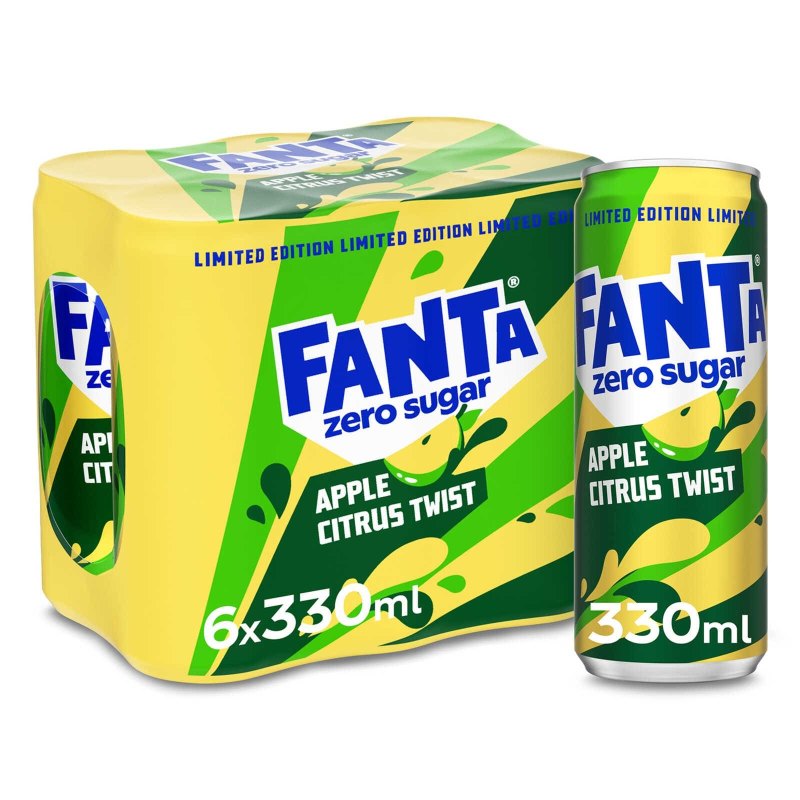 FANTA ZERO APPLE CITRUS TWIST 4X(6X330ML)