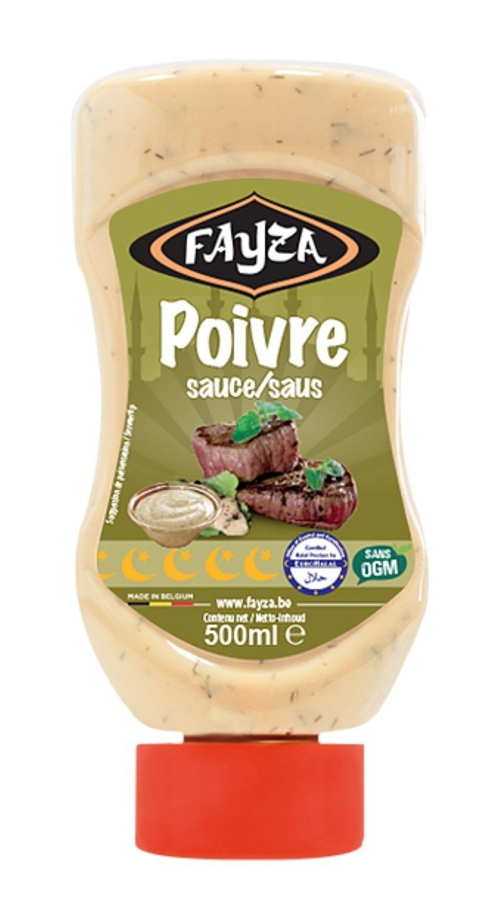 FAYZA SAUCE POIVRE SQUEEZE 12X500ML