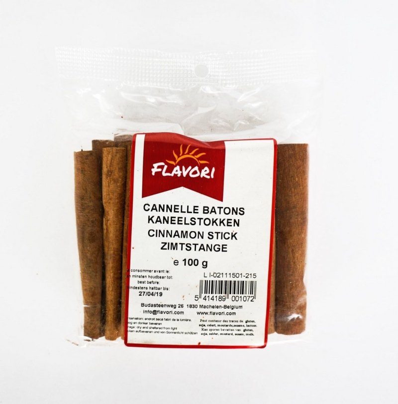 FLAVORI CANNELLE BATONS 6/8 20X100GR