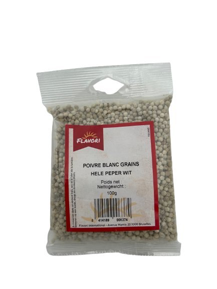 FLAVORI POIVRE BLANC GRAINS 20X100GR