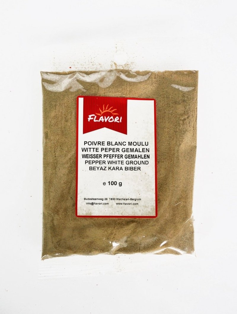 FLAVORI POIVRE BLANC MOULU 20X100GR