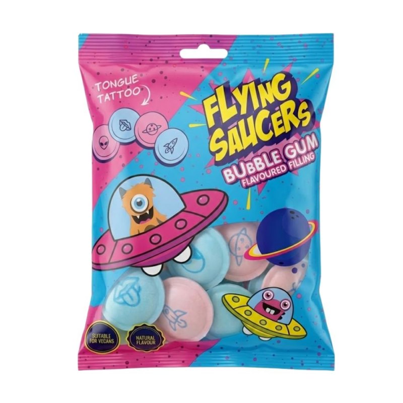 FLYING SAUCERS BUBBLE GUM 24X40GR