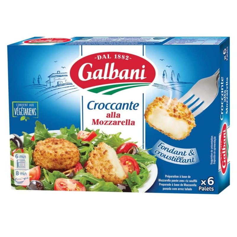 GALBANI MOZZARELA CROCANTE 6X150GR