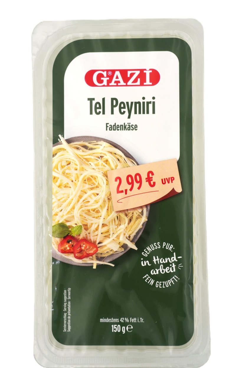 GAZI FROMAGE EN FICELLE TEL 12X150GR