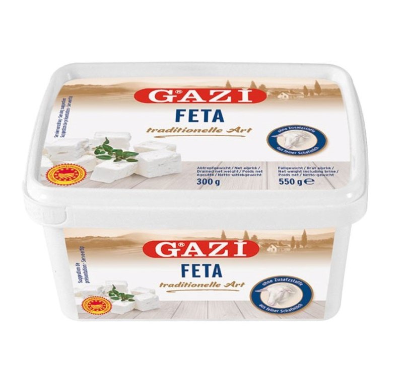 GAZI FROMAGE FETA EN SAUMURE 43% 6X300GR