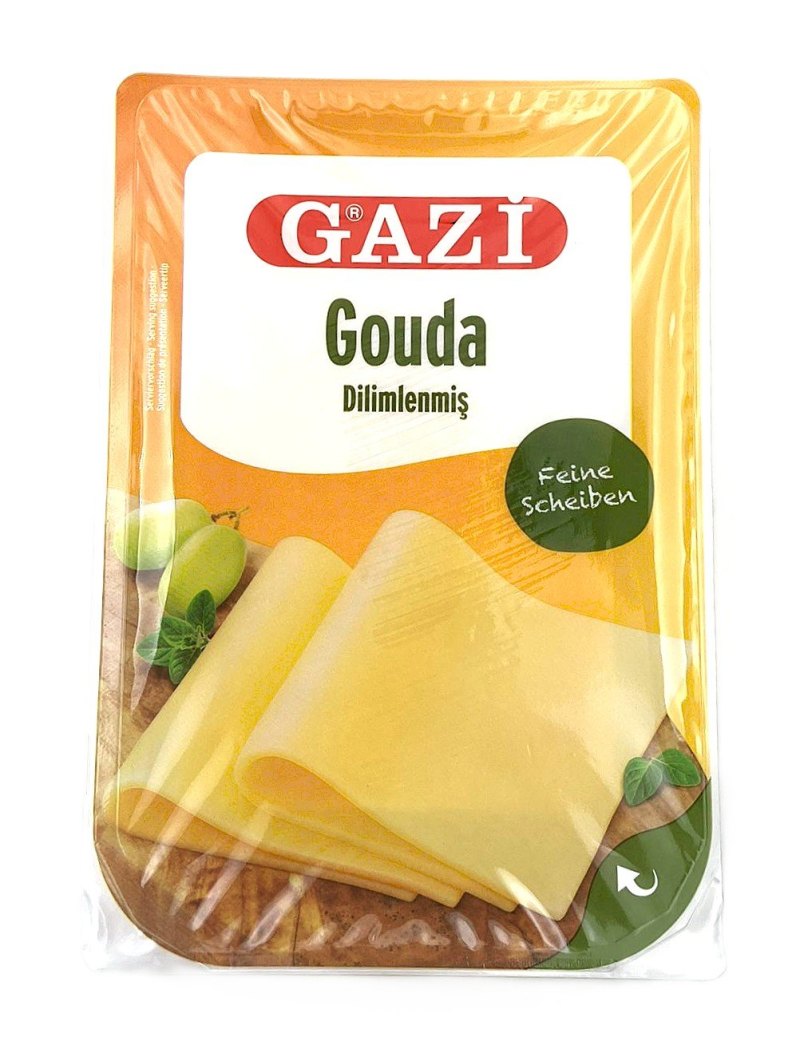 GAZI FROMAGE GOUDA EN TRANCHES 48% 12X150GR