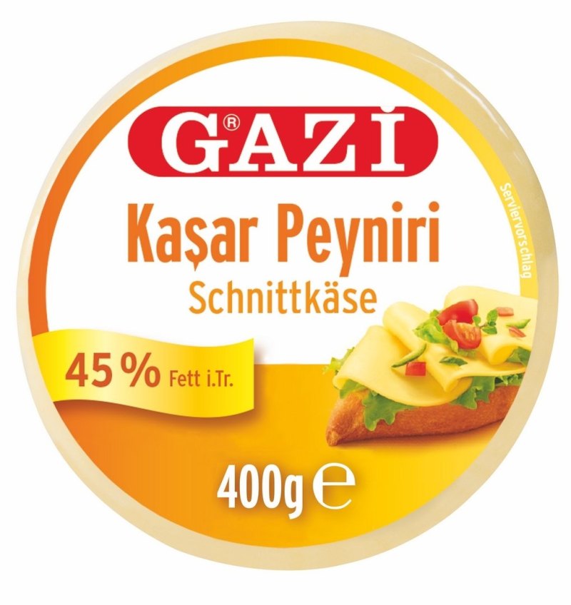 GAZI FROMAGE KASKHAVAL ROND 45% 12X400G