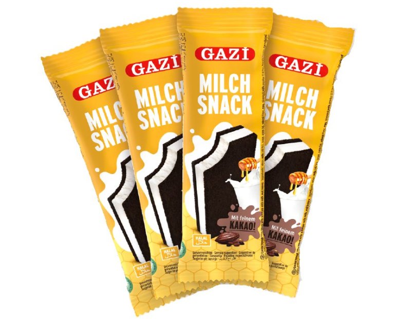 GAZI MILCH SNACK 12X(4X28GR)