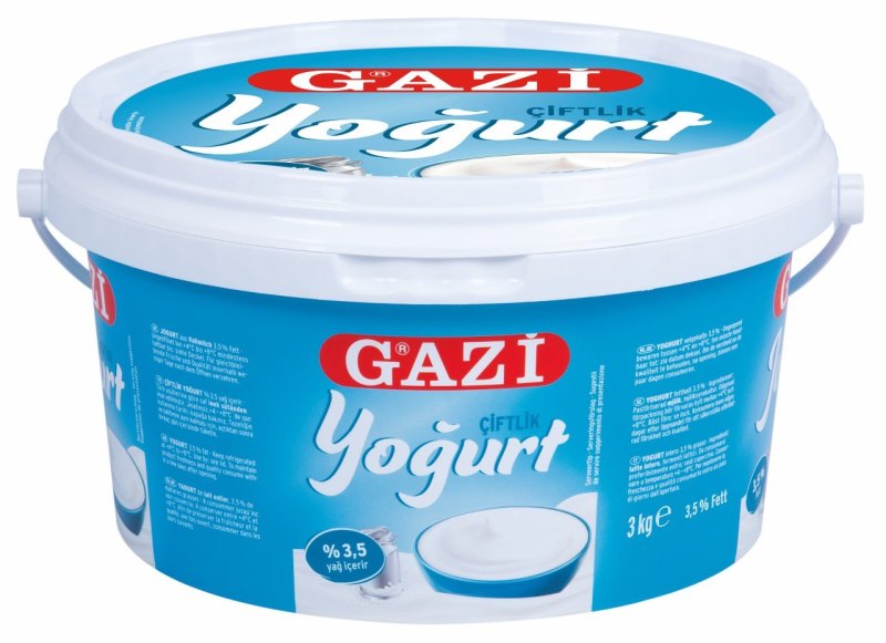 GAZI YAOURT 3.5% M.G SEAUX 3KG BLEU