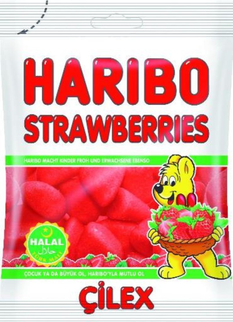 HARIBO FRAISE PRIMAVERA HELAL 18X80GR