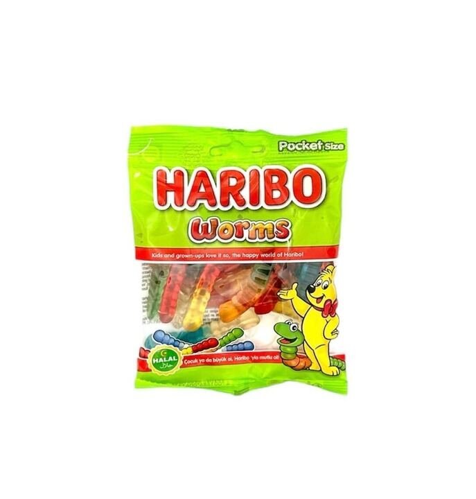 HARIBO WORMS SOLUCAN 30X100GR