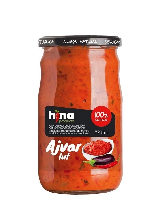 HINA AJVAR PIQUANT LUT 12X720ML