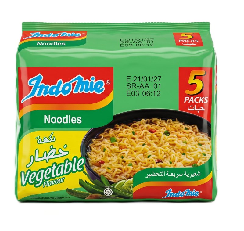 INDOMIE NOODLES LEGUMES 8X(5X75GR)