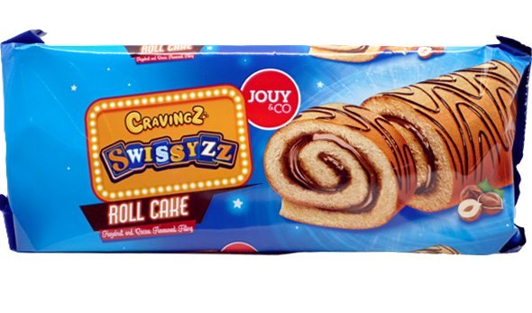 JOUY AND CO CRAVINGZ ROLL CAKE FOURRE AU CACAO ET NOISETTE 18X150GR