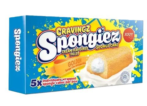 JOUY AND CO CRAVINGZ SPONGIEZ MINI GATEAU FOURRE LA CREME 21X200GR