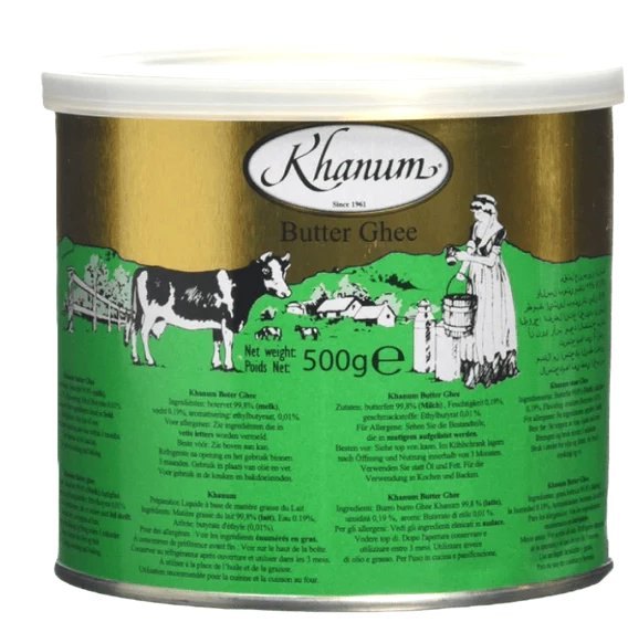 KHANUM BUTTER GHEE 12X500GR