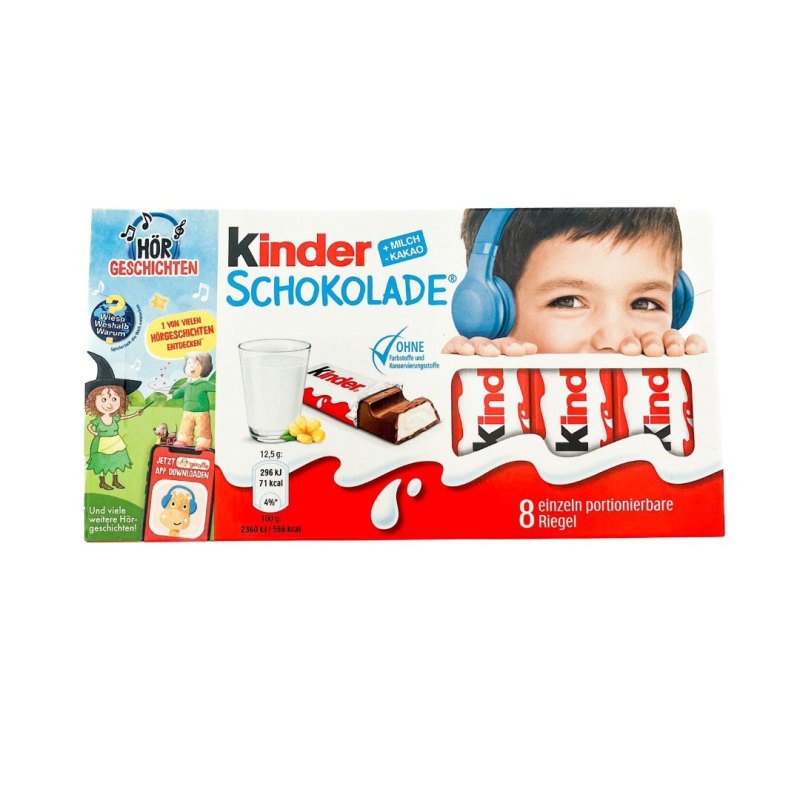 KINDER CHOCOLATE T8 10X100GR (8PCS)