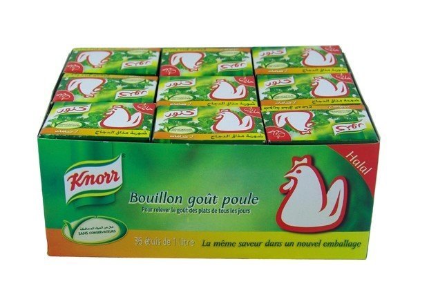 KNORR BOUILLON DE POULET 36X20GR