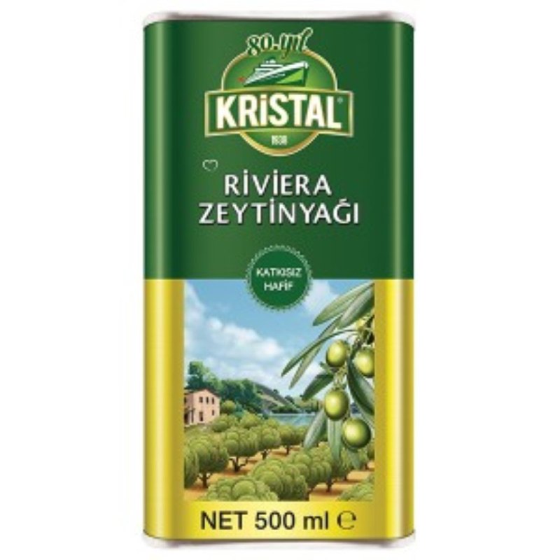 KRISTAL HUILE D'OLIVES RIVIERA BOITE 6X500ML