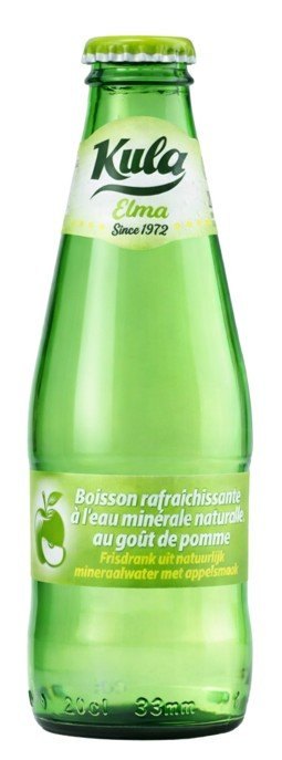 KULA EAU MINERALE GAZEUSE A LA POMME 24X200ML