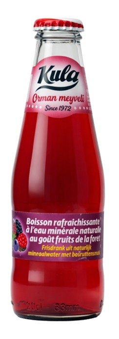 KULA EAU MINERALE GAZEUSE AU FRUIT DE LA FORET 24X200ML