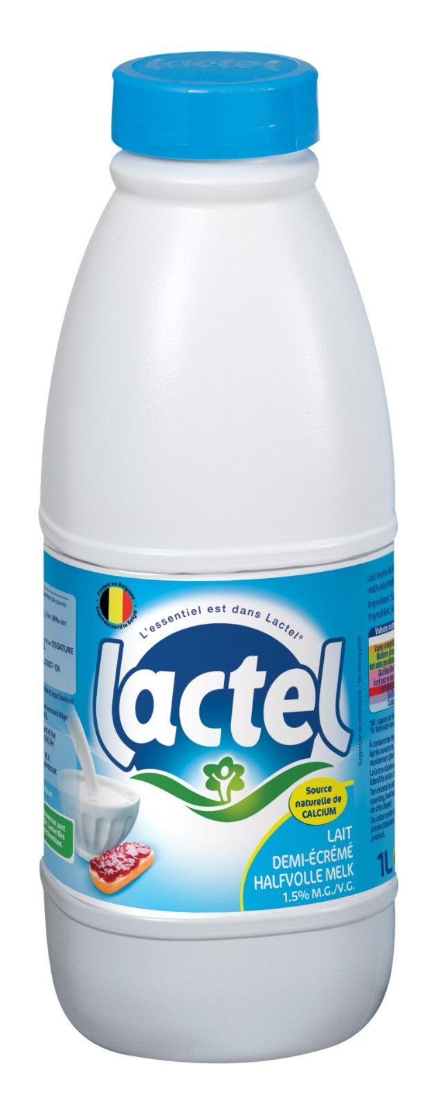 LACTEL LAIT DEMI ECREME 6X1LTR