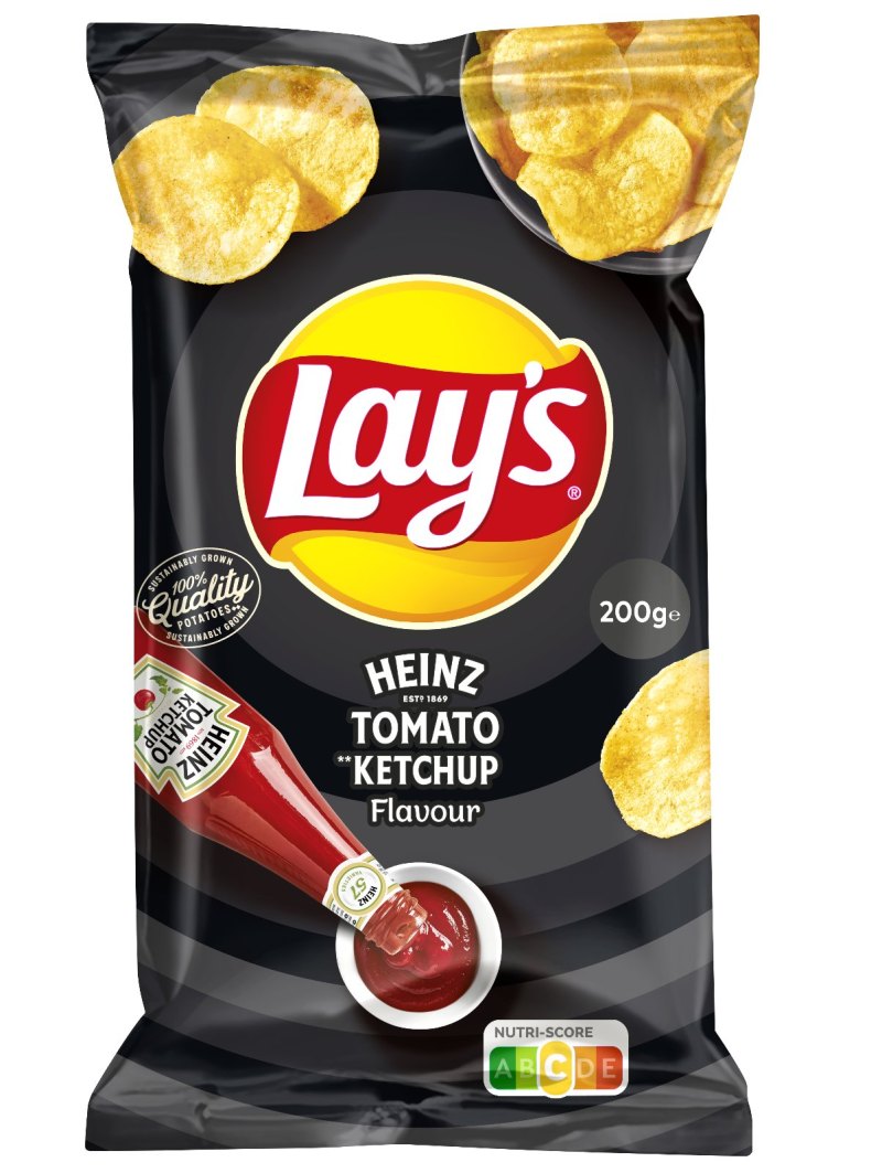 LAYS HEINZ KETCHUP 18X200GR