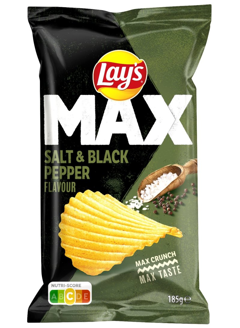 LAYS MAX SEL ET POIVRE 22X185GR