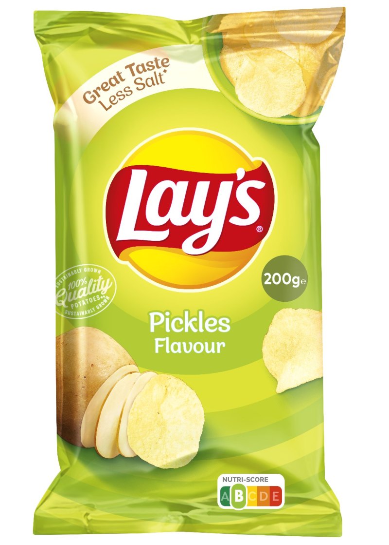 LAYS PICKLES 18X200GR