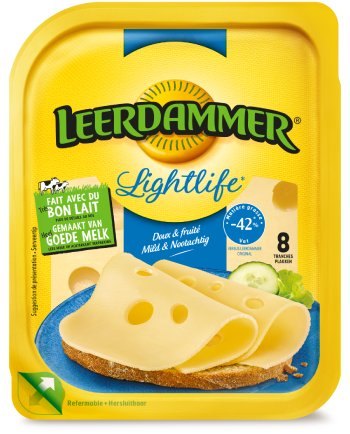 LEERDAMMER FROMAGE LIGHT 22X180GR