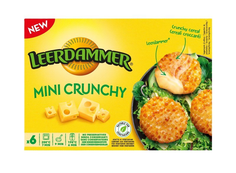 LEERDAMMER MINI CRUNCHY 6X150GR