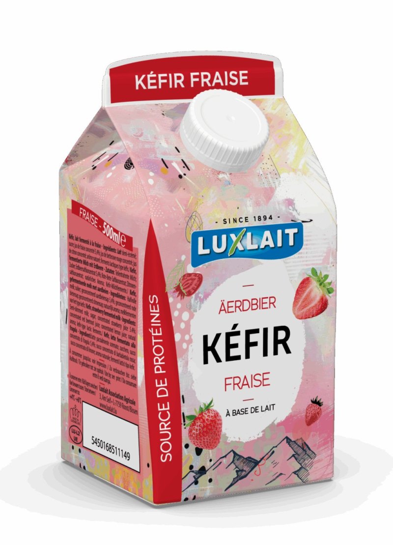 LUXLAIT KEFIR FRAISE 8X500ML