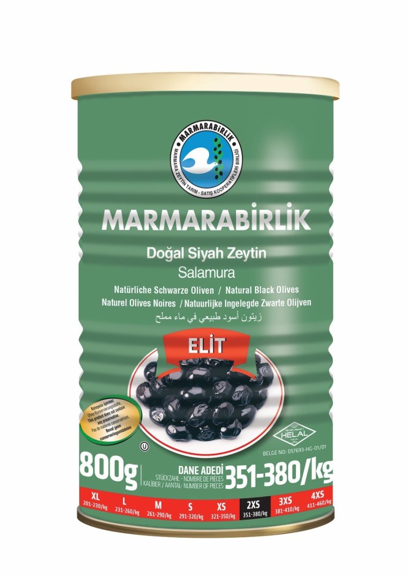 MARMARABIR 6X800GR ZEYTIN ELIT TNK ( 2XS )