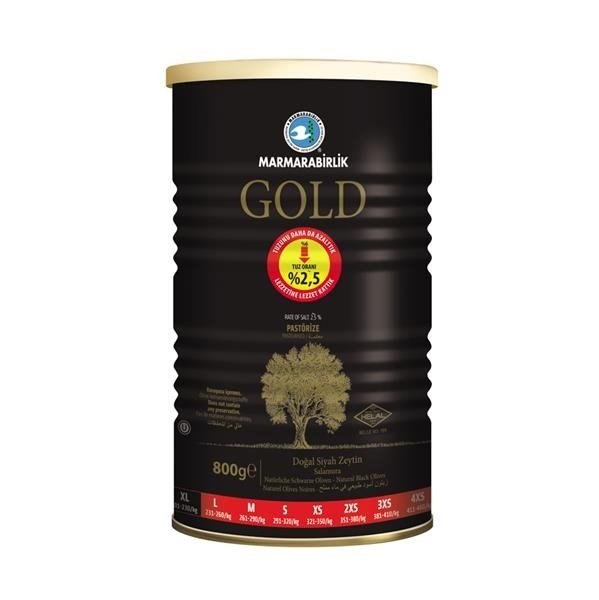 MARMARABIR OLIVES 6X800GR GOLD TNK ( XL )