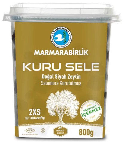 MARMARABIRLIK KURU SELE OLIVES SECHEES PETITES 6X800GR PET (2XS)