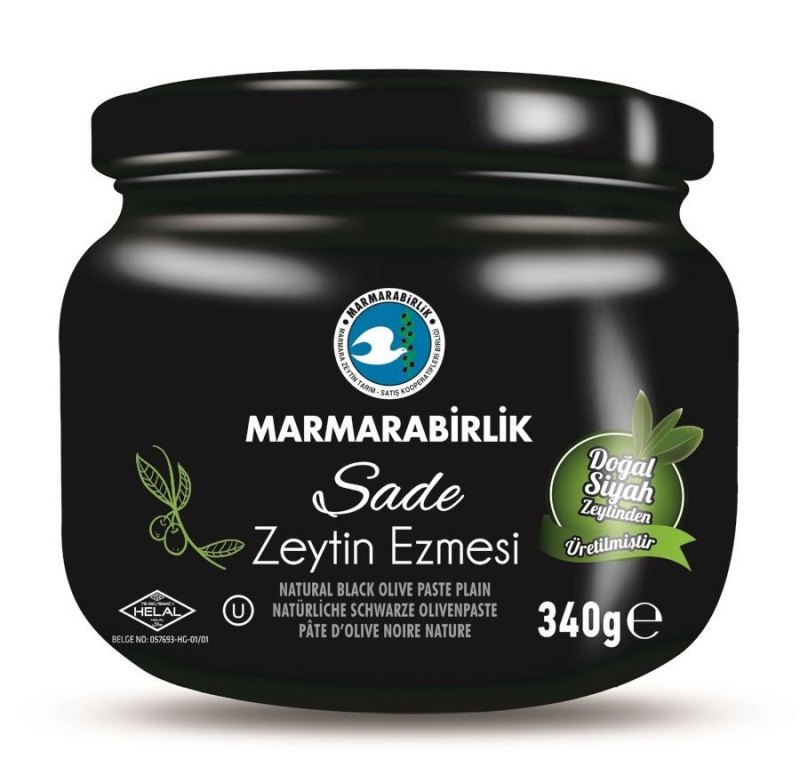 MARMARABIRLIK PATE D'OLIVE NOIRE 12X340GR