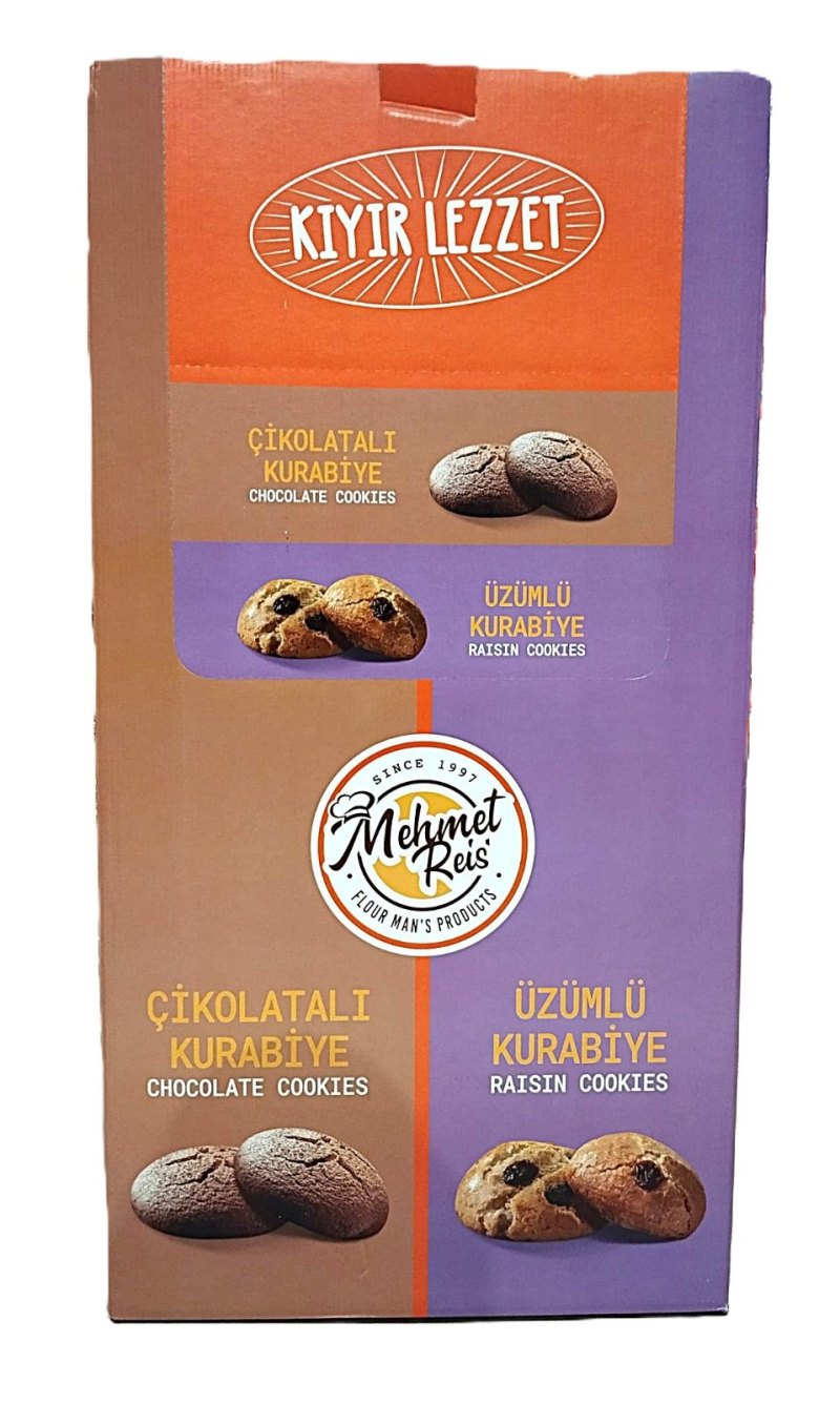 MEHMET REIS DISPLAY BISCUITS AUX RAISINS ET CHOCOLATS 84X175GR