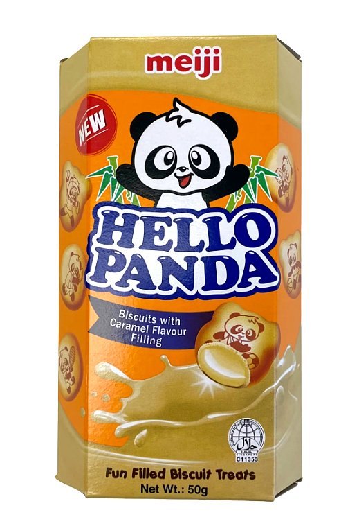 MEIJI HELLO PANDA CARAMEL 10X50GR