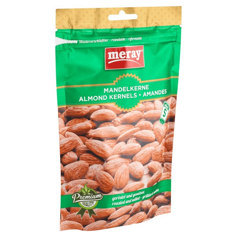 MERAY AMANDES GRILLEES SALEES 12X150G DOYPACK