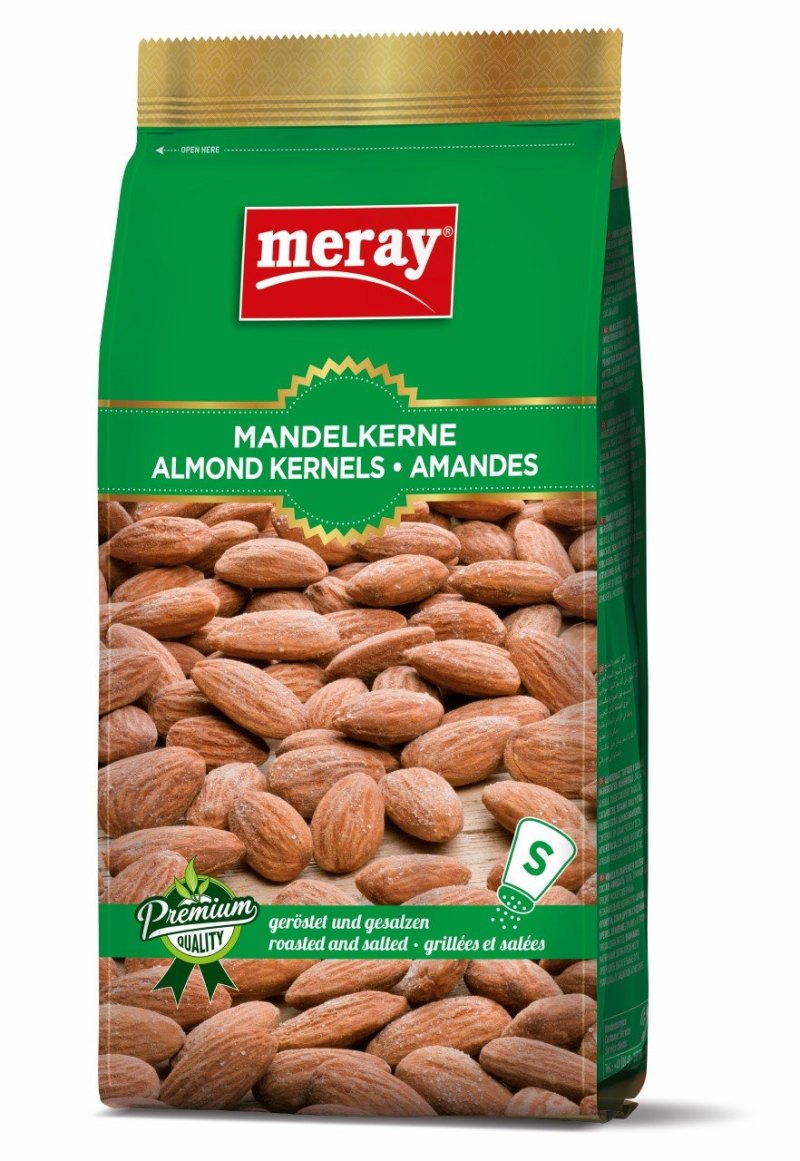 MERAY AMANDES GRILLEES & SALEES LUXE QUADRO PACK 12X300GR
