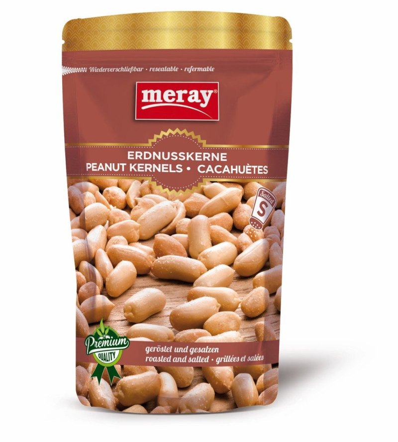 MERAY CACAHUETES GRILLEES & SALEES 12X150G DOYPACK