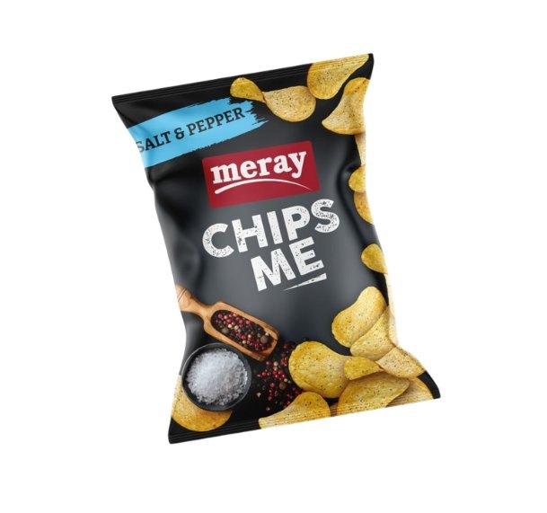 MERAY CHIPS SALT & PEPPER 10X110GR